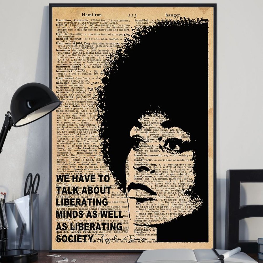 Angela Davis Quotes Dictionary Prints Page